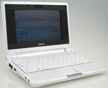 ASUS Eee PC 4G - Pearl White Intel processor 7