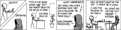 gygax rip xkcd