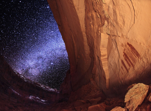 Milky Way Over Ancient Ghost Panel  