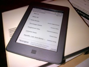 my Kindle Touch WiFi