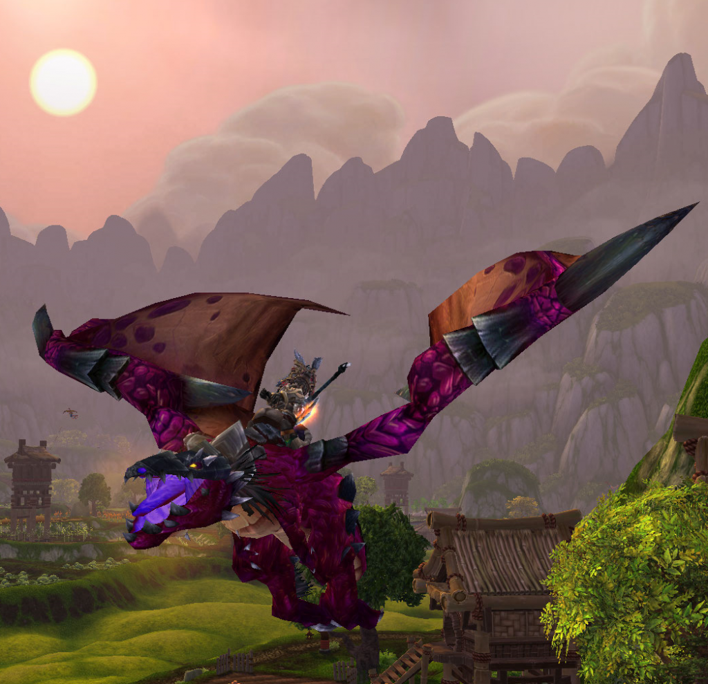 Aabde's new Violet Proto-Drake. What a long, strange trip it's been indeed!