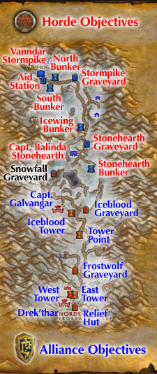 Alterac Valley map from WoW Insider