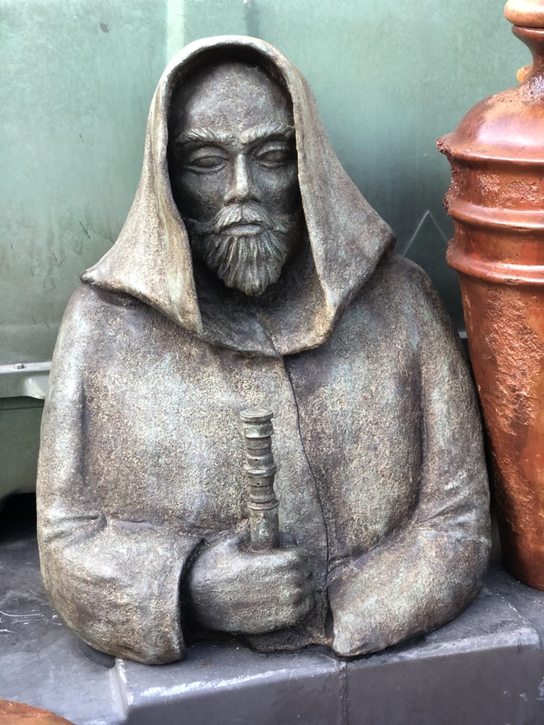 Jedi statue outside Dok Ondar's Den of Antiquities. Photo: Huzaifa Mogri